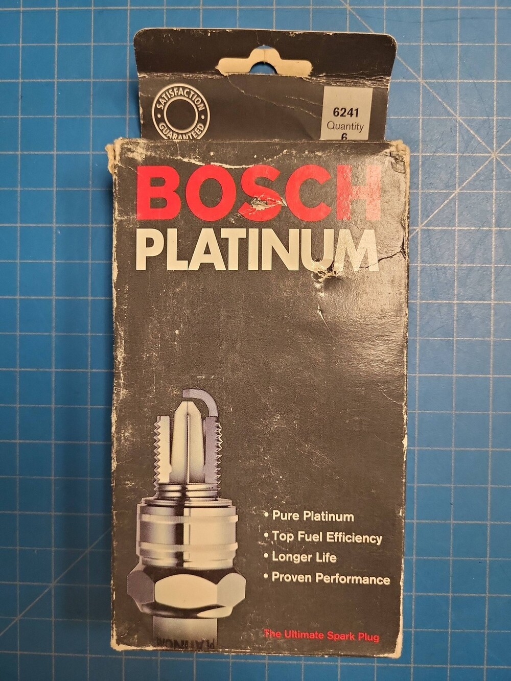 Bosch Platinum Spark Plugs 6241 Set 6 OEM Auto Ignition Replacement Parts